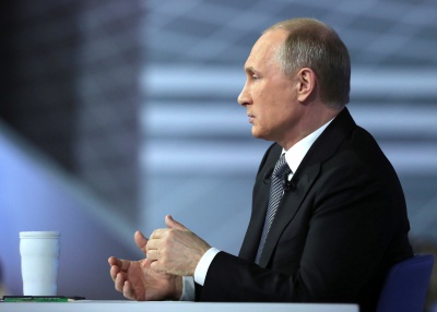Путін продовжує запевняти росіян, що активних бойових дій на Донбасі не буде