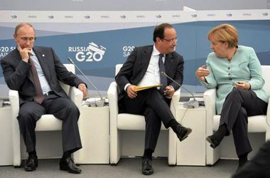 Путін вирішив провести зустрічі з Меркель та Олландом окремо