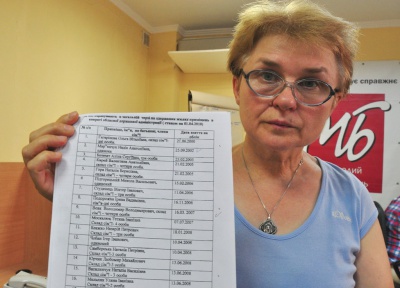 Жінці, що бореться за отримання житла, в Чернівецькій ОДА відмовились надати список черговиків
