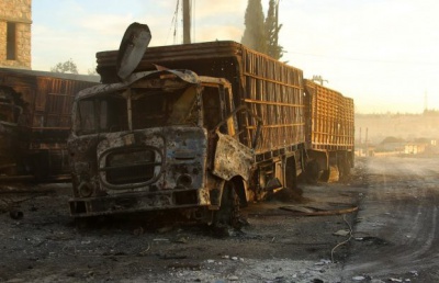 Вашингтон звинувачує Москву в авіаударі по гумконвою в Сирії