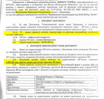 З одного намету з прокату сігвеїв у Чернівцях фірма депутата сплачує 20 гривень на день