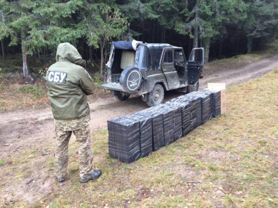 На Буковині СБУ затримала партію контрабандних цигарок на один мільйон гривень