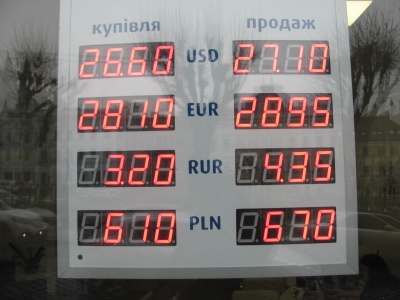 Гривня і долар не змінилася - курс валют у Чернівцях (ФОТО)