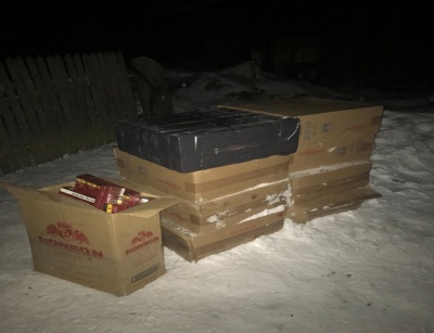 На Буковині прикордонники затримали 57 ящиків сигарет