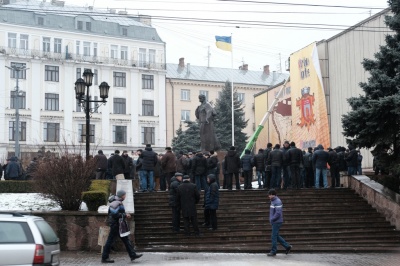 У Чернівцях колишні міліціонери знову вимагали перерахунку пенсій (ФОТО)