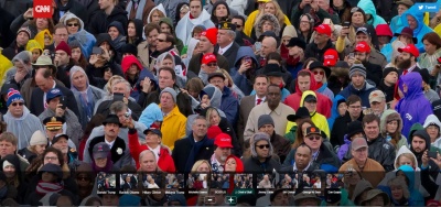 CNN створило масштабну Gigapixel-панораму з церемонії інавгурації Трампа