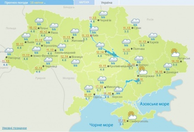 На Великдень дощ прогнозують по всій Україні