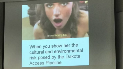 Американський студент використав для презентації кадр з порнофільму