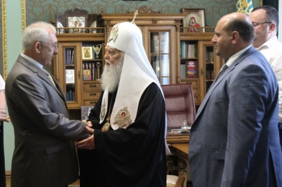 Патріарх Філарет нагородив Фищука орденом Святого Миколи Чудотворця