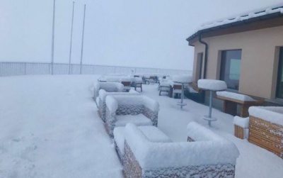 У Швейцарії несподівано випав сніг
