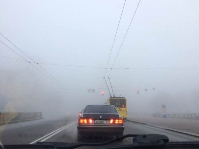 Смог у Києві - у деяких районах забруднення повітря в рази перевищує норму