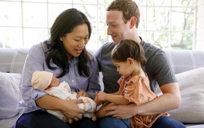 У засновника мережі Facebook народилася друга донька