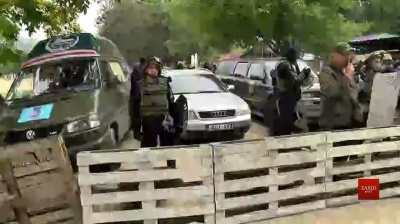 Біля Львова поліція перевіряє озброєних прихильників Саакашвілі, набраних з-поміж колишніх військових