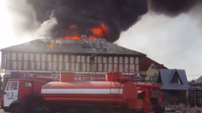 Рятувальники локалізували пожежу в ресторані у Мамаївцях, постраждалих немає