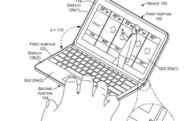 Microsoft розкрила дизайн свого складного гаджету в патентному зображенні
