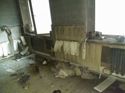 У чернівецькій школі, де сталася пожежа, повністю вигорів клас і коридор (ФОТО)