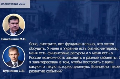 Експертиза підтвердила справжність голосів Саакашвілі і Курченка на запису