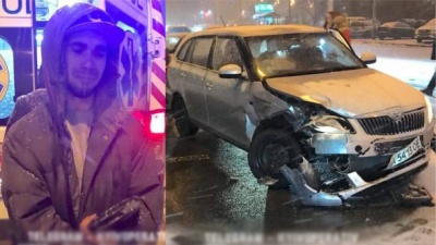 У Києві водій Uber "під кайфом" в‘їхав у автомобіль із вагітною жінкою (ВІДЕО)