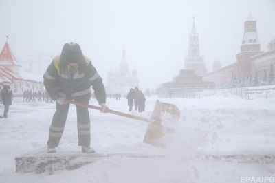 У Москві випав рекордний снігопад 
