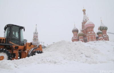 У Москві випав рекордний снігопад 