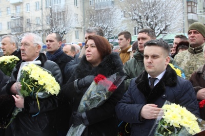 У Чернівцях приблизно 100 осіб взяли участь у вшануванні пам’яті воїнів-афганців