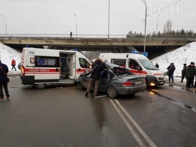 Під Києвом перекинувся мікроавтобус з прикордонниками з Буковини: постраждали 5 осіб