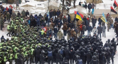 У поліції кажуть, що під Радою постраждали 14 правоохоронців