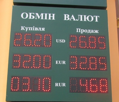 Курс валют у Чернівцях на 19 березня (ФОТО)