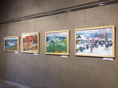 «Край Черемоша й Прута»: у Чернівцях до Дня прикордонника відкрили виставку картин