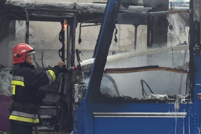 У Чернівецькій області через «зварку» горіли два автобуси