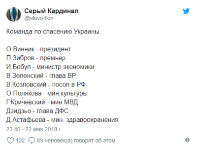 "Іво Бобул - президент, Зібров - міністр оборони": як мережа висміяла заяву співака з Буковини