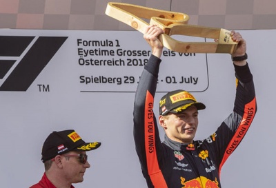 Формула-1: Гран-прі Австрії виграв Макс Ферстаппен