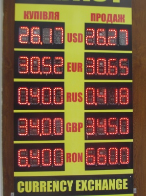 Курс валют у Чернівцях на 16 липня