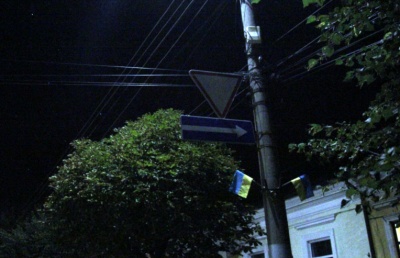 Вночі на Буковині «Рено» врізався у «Мерседес»: водій легковика не помітив знаку за деревами - фото