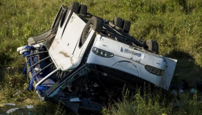 В Угорщині перекинувся мікроавтобус із українцями, 14 постраждалих