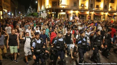 У Румунії почали розслідування через насильство поліції до протестувальників