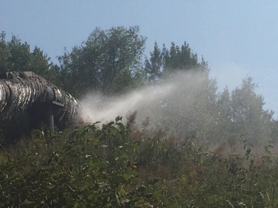 На водогоні під Чернівцями знову прорвало трубу