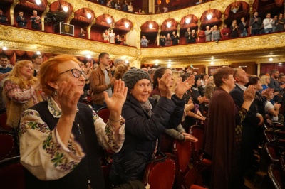 Люди аплодували стоячи: Олег Скрипка та Хорея Козацька виконували пісні Січових Стрільців