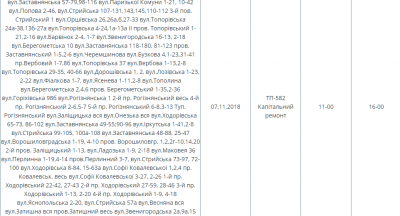 На яких вулицях Чернівців сьогодні не буде світла: оголосили перелік