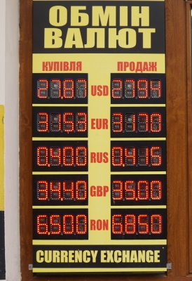 Курс валют у Чернівцях на 11 грудня