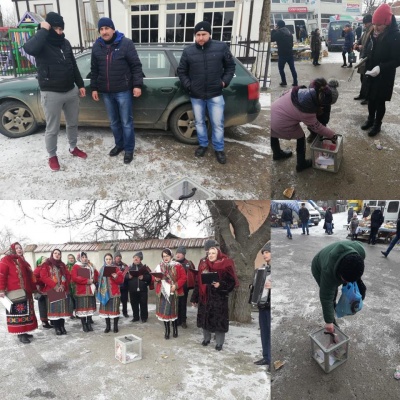 На Буковині працівники культури колядували, щоб врятувати важкохвору дівчинку - фото