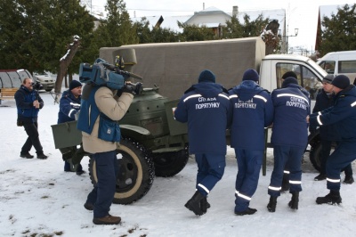 У Вашківцях рятувальники взяли участь у зйомках телепроекту каналу 1+1