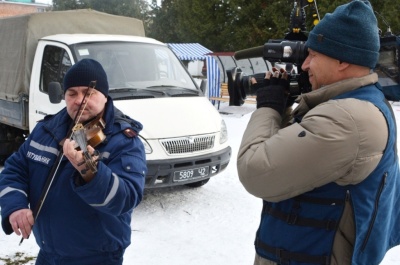 У Вашківцях рятувальники взяли участь у зйомках телепроекту каналу 1+1