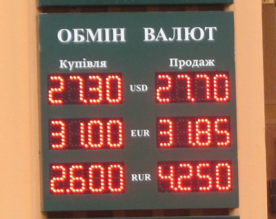 Курс валют у Чернівцях на 4 лютого