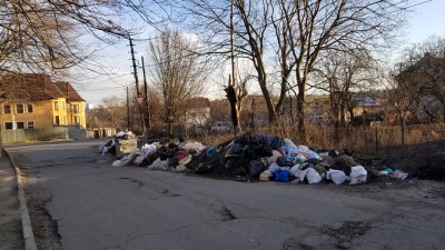 Не вивозили з осені: у Чернівцях житловий мікрорайон захаращений сміттям