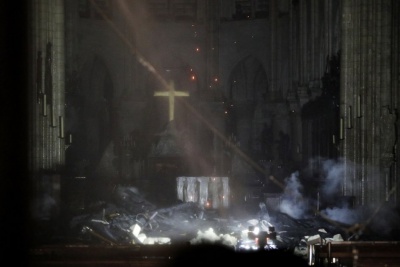 Як виглядає Собор Паризької Богоматері після масштабної пожежі – фото
