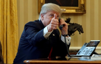 Трамп подзвонив Зеленському та привітав із «блискучою» перемогою