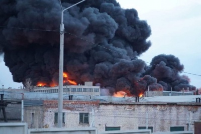 У Росії сталася масштабна пожежа на заводі, де виробляють балістичні ракети