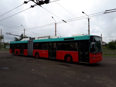 У ЧТУ показали новоприбулі тролейбуси зі Швейцарії - фото