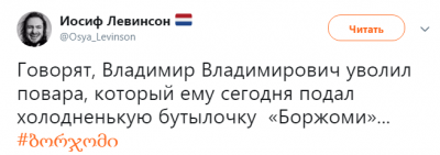 Відповідь Путіна на протести в Грузії: в соцмережах висміяли господаря Кремля